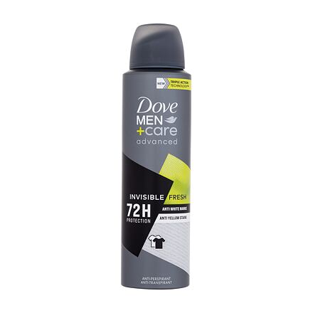 Dove Men + Care Advanced Invisible Fresh 72H pánský antiperspirant deodorant ve spreji 150 ml pro muže