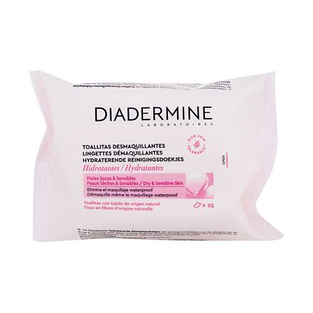 Diadermine Hydrating Cleansing Wipes hydratační čisticí ubrousky 25 ks