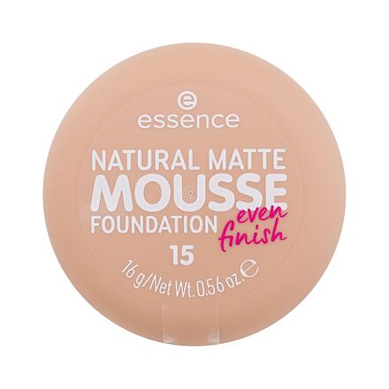 Essence Natural Matte Mousse pěnový make-up pro matný vzhled 16 g odstín 15
