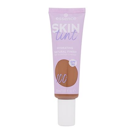 Essence Skin Tint Hydrating Natural Finish SPF30 lehký hydratační make-up 30 ml odstín 100