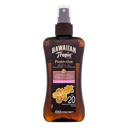 Hawaiian Tropic Protective Dry Spray Oil SPF20 unisex suchý olej na opalování 200 ml
