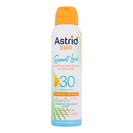Astrid Sun Coconut Love Dry Mist Spray SPF30 unisex voděodolný a neviditelný suchý sprej na opalování 150 ml