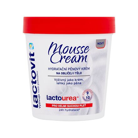 Lactovit LactoUrea Regenerating Mousse Cream dámský regenerační pěnový krém pro velmi suchou pokožku 250 ml pro ženy