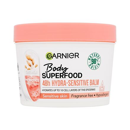 Garnier Body Superfood 48h Hydra-Sensitive Balm Oat Milk + Prebiotics dámský hydratační tělový balzám s ovesným mlékem 380 ml pro ženy