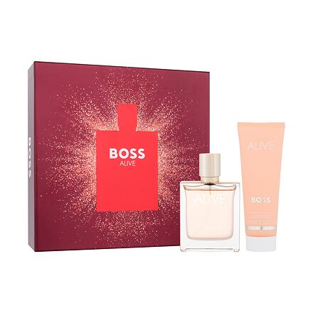 HUGO BOSS BOSS Alive dámská dárková sada parfémovaná voda 50 ml + tělové mléko 75 ml pro ženy