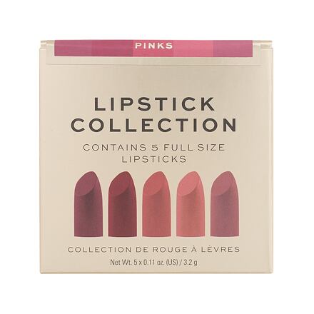 Revolution Pro Lipstick Collection dámská odstín růžová dárková sada rtěnka 3,2 g Flushed + rtěnka 3,2 g Candy Sweet + rtěnka 3,2 g Pink Lust + rtěnka 3,2 g Wildflower + rtěnka 3,2 g Tell Your Friends