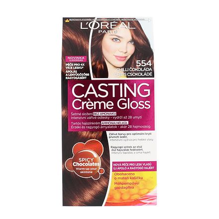 L'Oréal Paris Casting Creme Gloss dámská barva na vlasy 48 ml odstín hnědá pro ženy