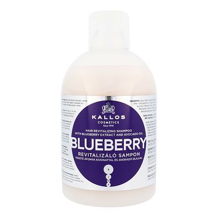 Kallos Cosmetics Blueberry dámský regenerační šampon pro suché a poškozené vlasy 1000 ml pro ženy