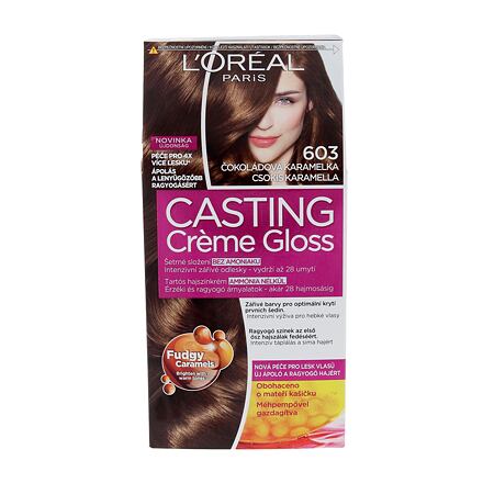 L'Oréal Paris Casting Creme Gloss dámská barva na vlasy 48 ml odstín hnědá pro ženy