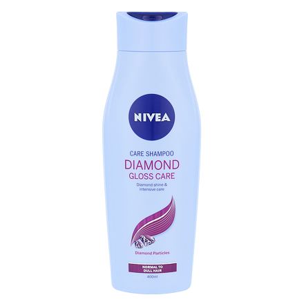 Nivea Diamond Gloss Care dámský šampon pro unavené vlasy bez lesku 400 ml pro ženy