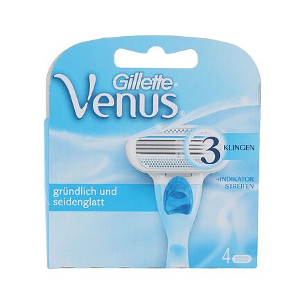 Gillette Venus Smooth dámský náhradní břit 4 ks pro ženy