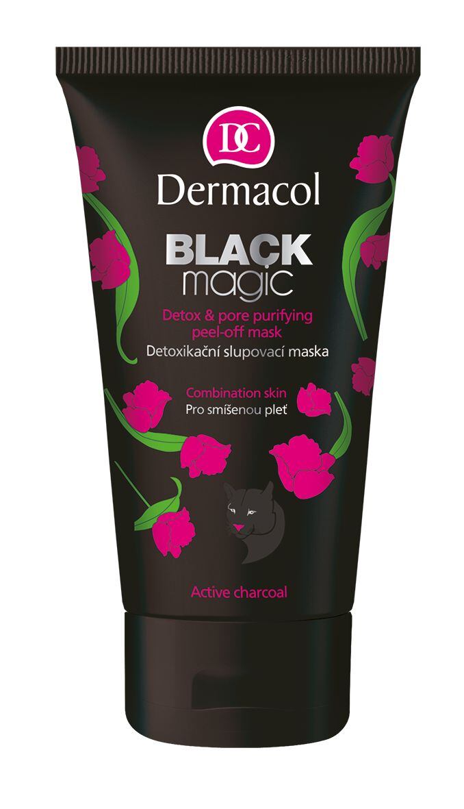 Dermacol Black Magic dámská černá slupovací maska 150 ml pro ženy