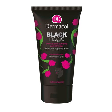 Dermacol Black Magic dámská černá slupovací maska 150 ml pro ženy