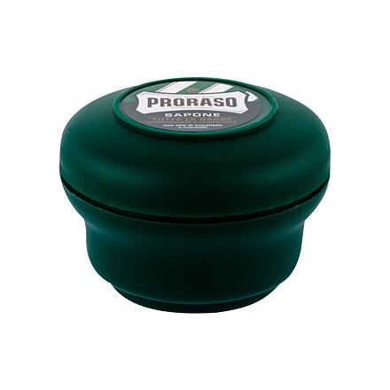 PRORASO Green Shaving Soap In A Jar pánská tuhé mýdlo na holení s mentolem a eukalyptem 150 ml pro muže