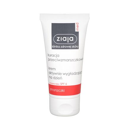 Ziaja Med Anti-Wrinkle Treatment Smoothing Day Cream SPF6 dámský vyhlazující denní krém 50 ml pro ženy