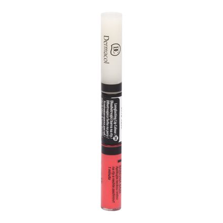 Dermacol 16H Lip Colour dámská dvoufázová rtěnka a lesk na rty 2v1 4.8 g odstín 26