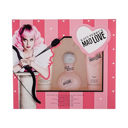 Katy Perry Katy Perry´s Mad Love dámská dárková sada parfémovaná voda 50 ml + tělové mléko 75 ml + sprchový gel 75 ml pro ženy