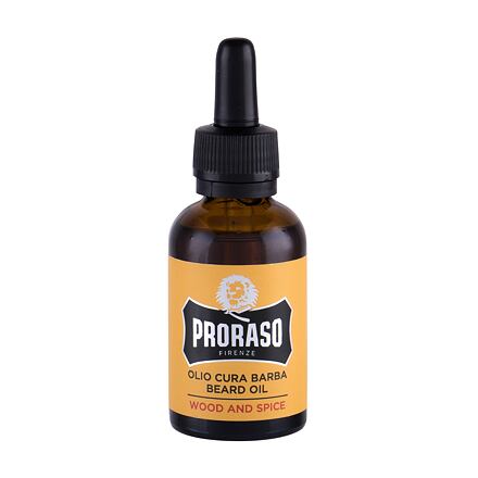 PRORASO Wood & Spice Beard Oil pánský olej na vousy s dřevitě-kořeněnou vůní 30 ml