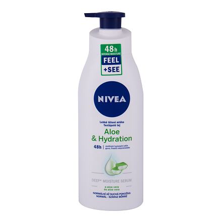 Nivea Aloe & Hydration 48h dámské hydratační tělové mléko s aloe vera 400 ml pro ženy