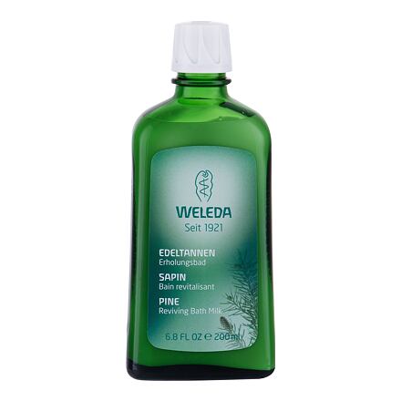 Weleda Pine Bath Milk Reviving unisex jehličnanová uvolňující koupel 200 ml unisex