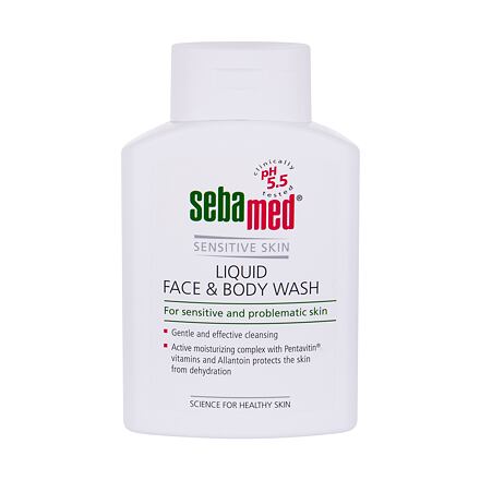 SebaMed Sensitive Skin Face & Body Wash dámské mycí emulze na obličej a tělo pro citlivou pokožku 200 ml pro ženy
