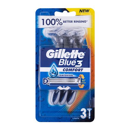 Gillette Blue3 Comfort pánský jednorázová holítka 3 ks 3 ks pro muže