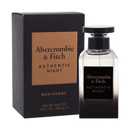 Abercrombie & Fitch Authentic Night pánská toaletní voda 100 ml pro muže