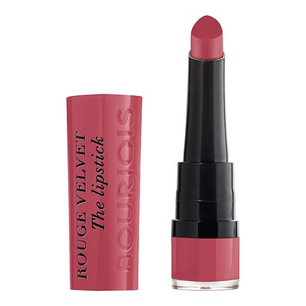 BOURJOIS Paris Rouge Velvet The Lipstick dámská matná rtěnka 2.4 ml odstín růžová