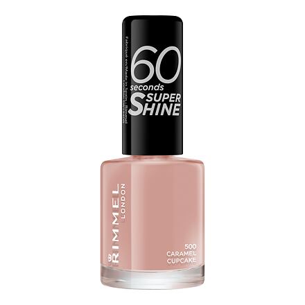 Rimmel London 60 Seconds Super Shine rychleschnoucí lak na nehty 8 ml odstín béžová