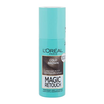 L'Oréal Paris Magic Retouch Instant Root Concealer Spray dámská sprej pro zakrytí odrostů 75 ml odstín hnědá pro ženy