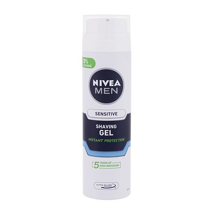 Nivea Men Sensitive pánský gel na holení bez alkoholu 200 ml pro muže