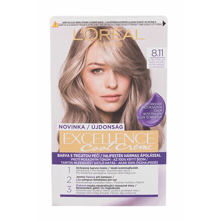 L'Oréal Paris Excellence Cool Creme dámská permanentní barva na vlasy se studenými tóny 48 ml odstín blond pro ženy