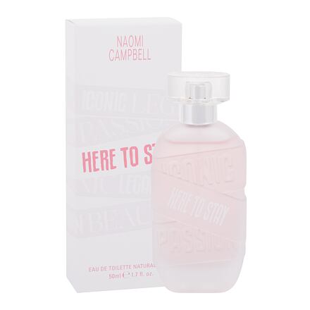 Naomi Campbell Here To Stay dámská toaletní voda 50 ml pro ženy