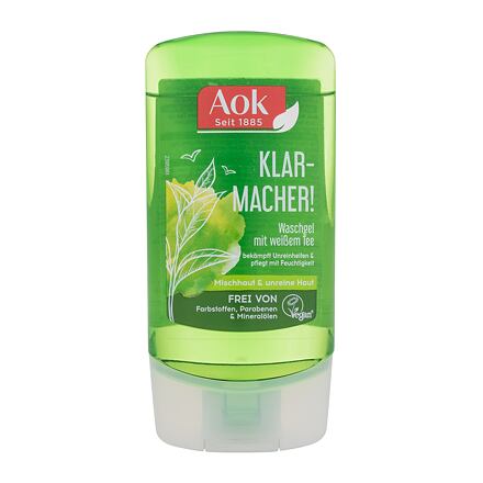 Aok Clear-Maker! dámský čisticí gel s bílým čajem pro smíšenou a problematickou pleť 150 ml pro ženy