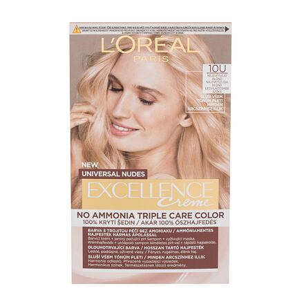 L'Oréal Paris Excellence Creme Triple Protection No Ammonia dámská barva na vlasy na blond vlasy 48 ml odstín blond pro ženy