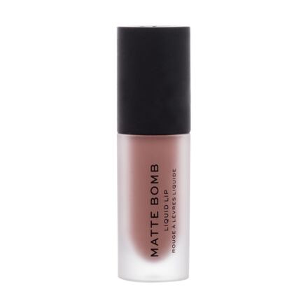 Makeup Revolution London Matte Bomb dámská matná tekutá rtěnka 4.6 ml odstín hnědá