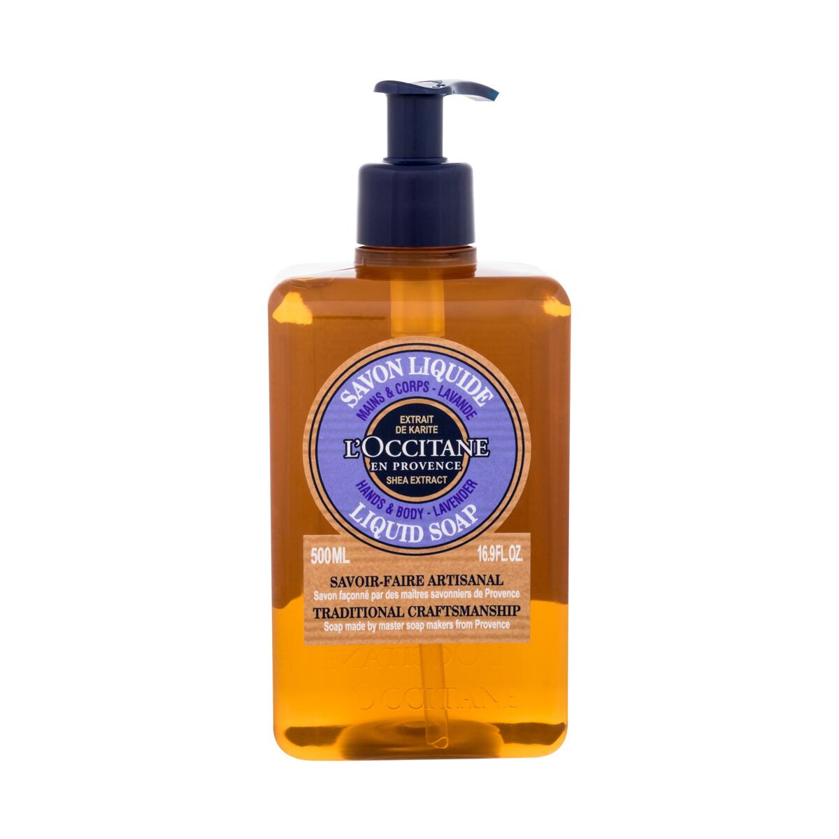 L'Occitane Lavender Liquid Soap dámské tekuté mýdlo s levandulovým olejem a bambuckým máslem 500 ml pro ženy