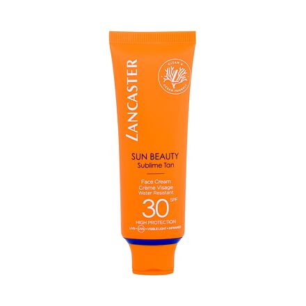 Lancaster Sun Beauty Face Cream SPF30 unisex opalovací krém na obličej 50 ml unisex