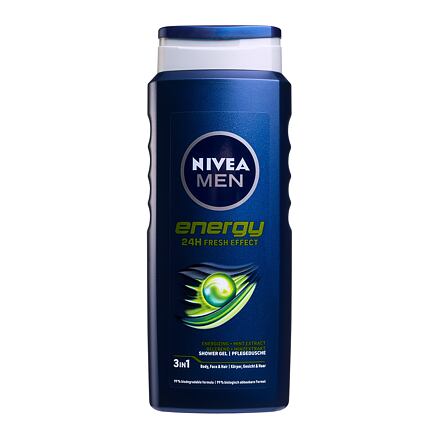 Nivea Men Energy pánský energizující sprchový gel na tělo, tvář a vlasy 500 ml pro muže