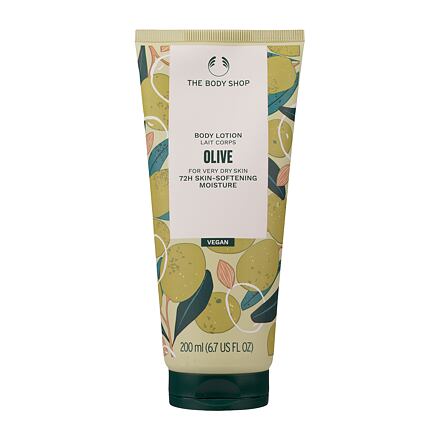 The Body Shop Olive Body Lotion For Very Dry Skin dámské tělové mléko s olivovým olejem pro velmi suchou pokožku 200 ml pro ženy