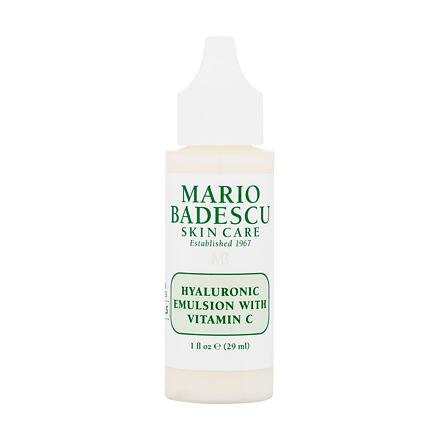 Mario Badescu Hyaluronic Emulsion With Vitamin C dámské hydratační a rozjasňující pleťová emulze 29 ml pro ženy