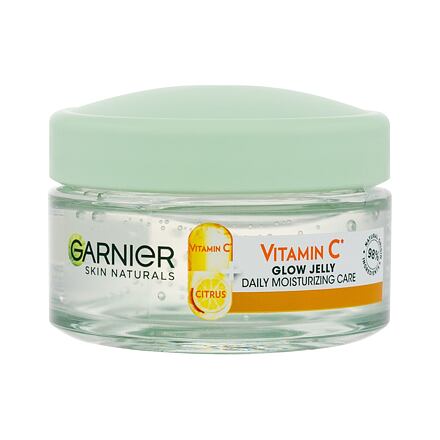 Garnier Skin Naturals Vitamin C Glow Jelly Daily Moisturizing Care dámský rozjasňující a hydratační pleťový gel s vitamínem c 50 ml pro ženy