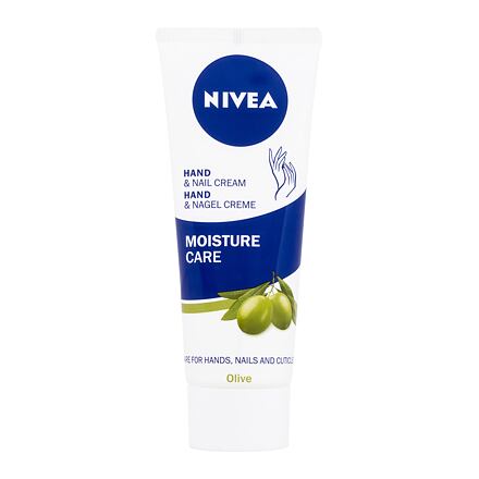 Nivea Hand Care Moisture Olive dámský hydratační krém na ruce s olivovým olejem 75 ml pro ženy