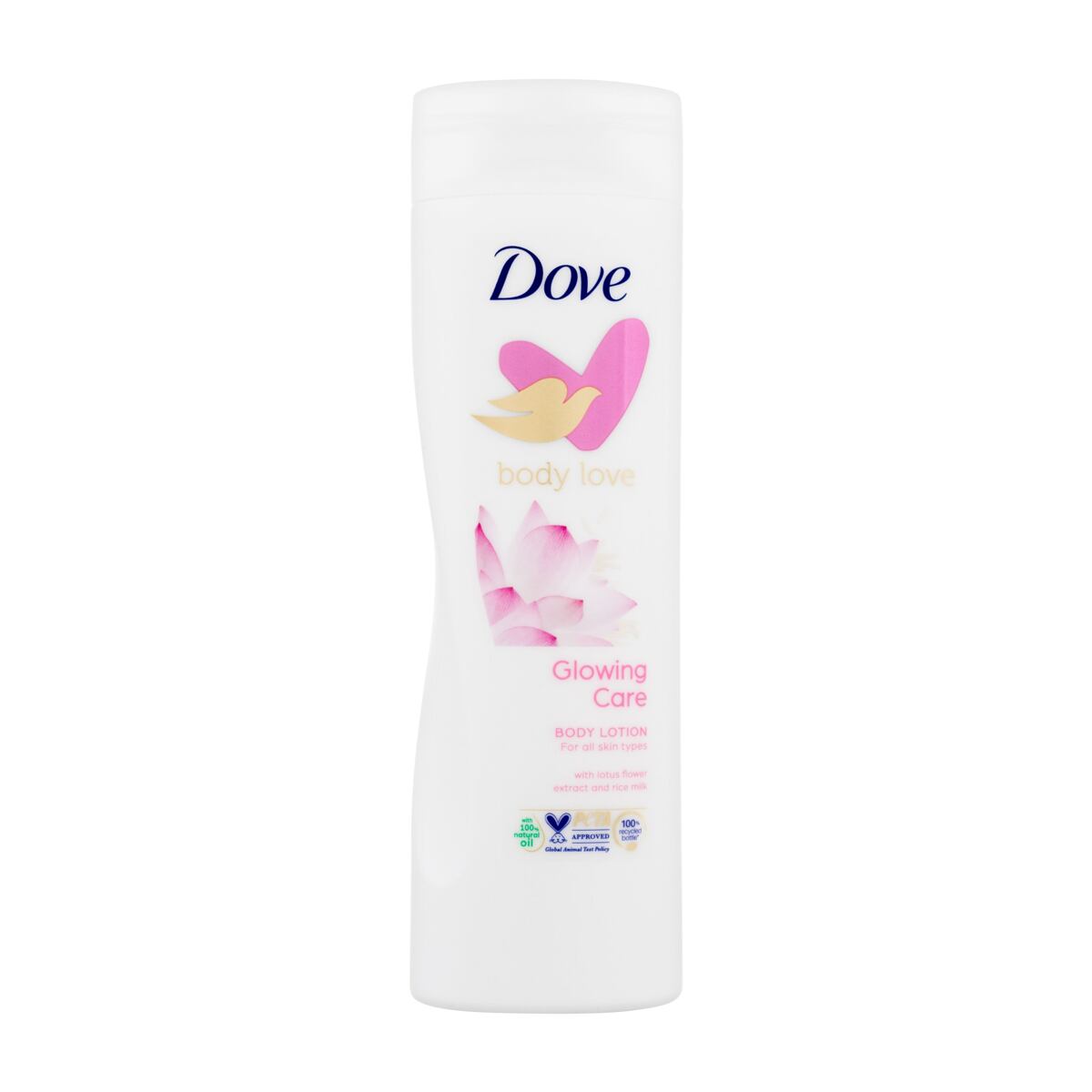 Dove Body Love Glowing Care dámské vyživující tělové mléko 250 ml pro ženy