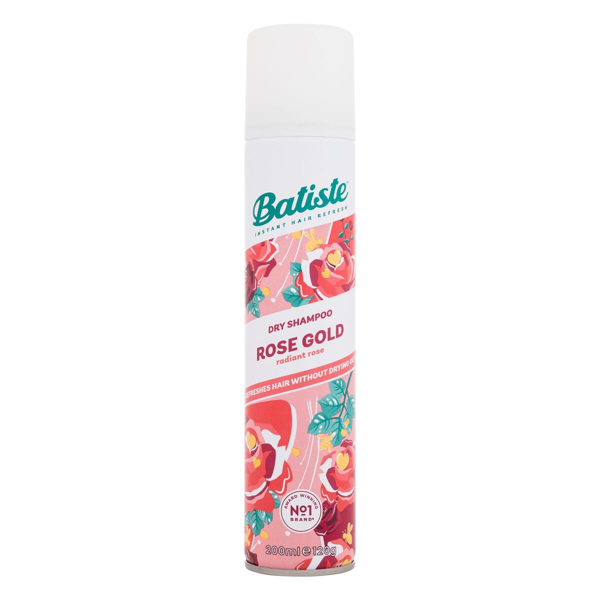 Batiste Rose Gold dámský suchý šampon s vůní růží 200 ml pro ženy