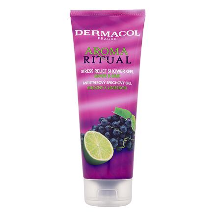 Dermacol Aroma Ritual Grape & Lime dámský osvěžující sprchový gel 250 ml pro ženy