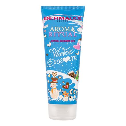 Dermacol Aroma Ritual Winter Dream dětský sprchový gel s vůní vanilky a kokosu 250 ml pro děti