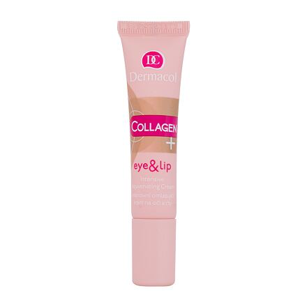 Dermacol Collagen+ Eye & Lip omlazující krém na oči a rty 15 ml pro ženy