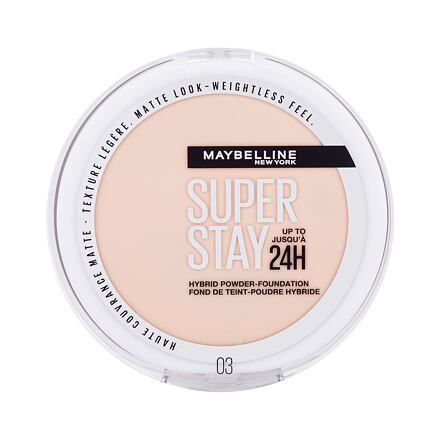 Maybelline Superstay 24H Hybrid Powder-Foundation zmatňující pudrový make-up 9 g odstín 03
