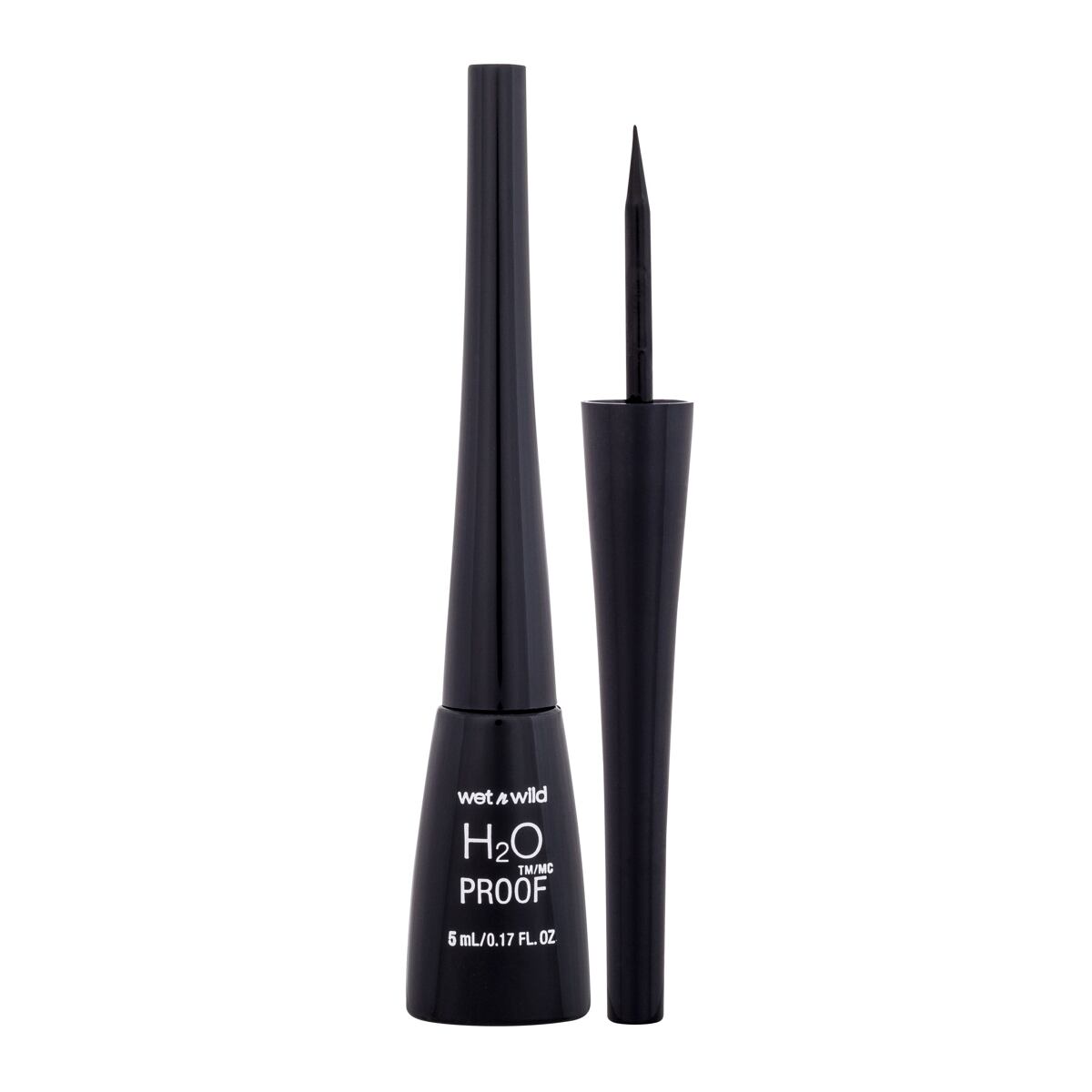 Wet n Wild H2O Proof Liquid Eyeliner dámská dlouhotrvající a voděodolné oční linky 5 ml odstín černá